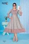 Nithya By Deecee Vatican Printed Flared Kurtis Wholesale Market In Surat
